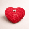 Red Heart Candle